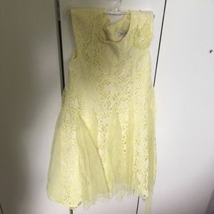 Jonas Michelle Yellow Girl Dress Size 5